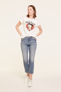 Springfield T-Shirt „Betty Boop“ weiß