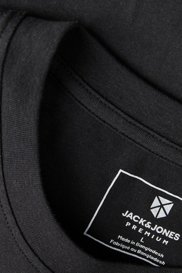 Jack & Jones PLUS Logo print T-shirt black