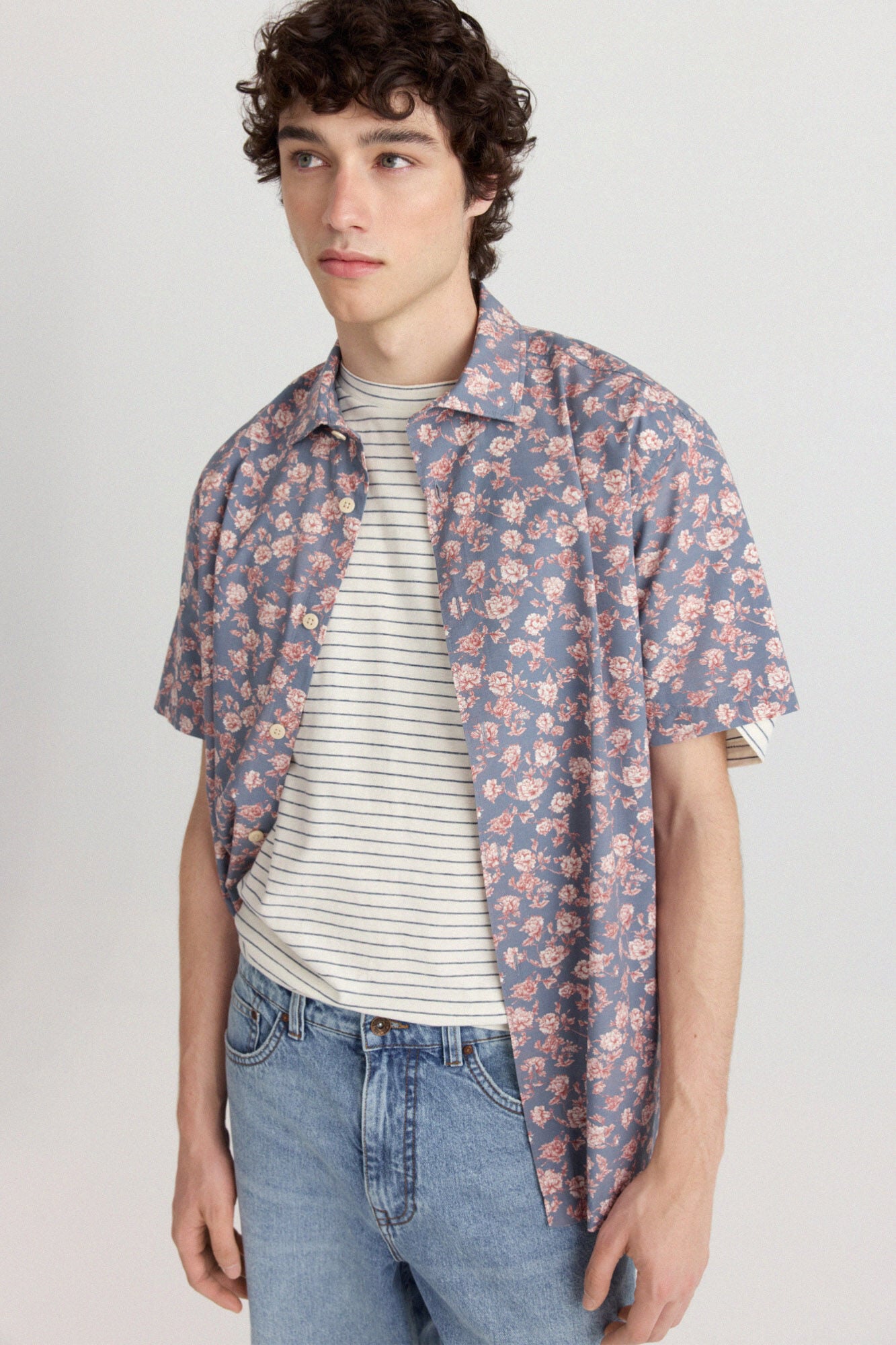 Springfield Camisa manga corta estampada