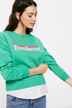 Springfield Sweatshirt "Bonheur" verde