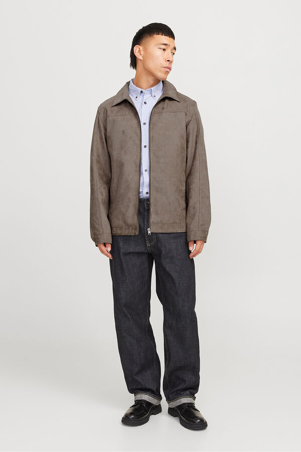 Jack & Jones Suede jacket grey
