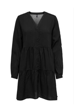 Only Vestido curto camiseiro