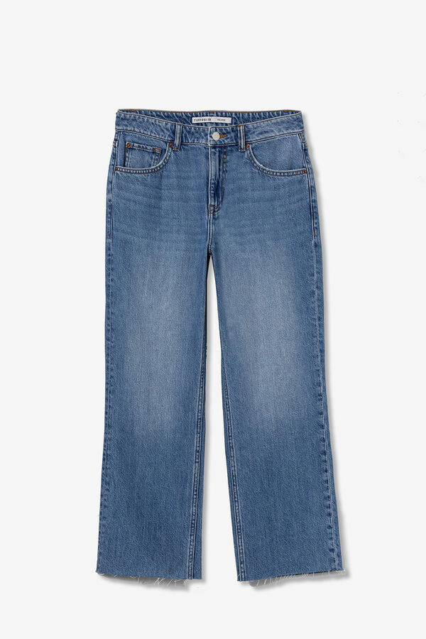 Tiffosi Solange Cropped Straight Jeans Plava