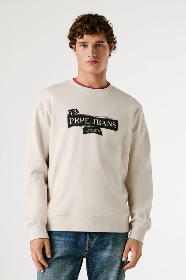 Pepe Jeans  Long-sleeved sweatshirt beige