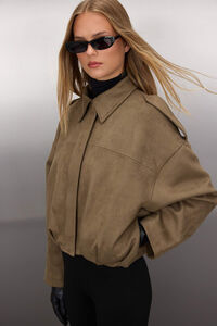 Trendyol Chaqueta bomber efecto ante