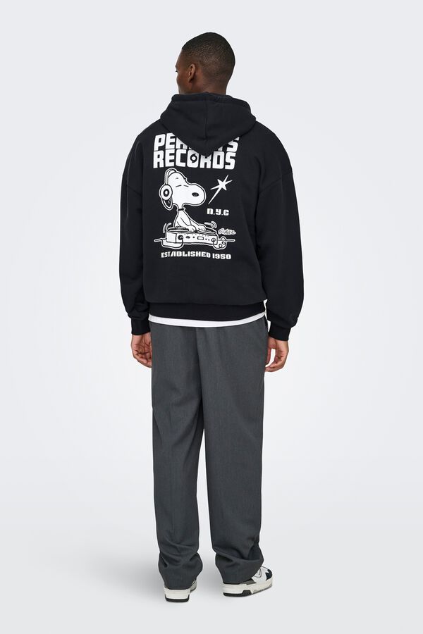 Only & Sons Sudadera con capucha negro