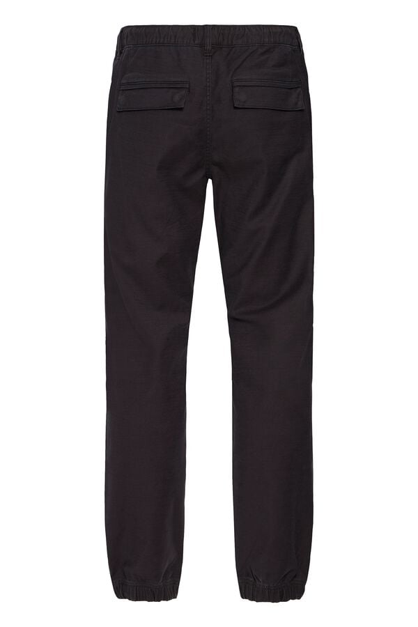 Blend Cal&ccedil;a de algod&atilde;o ajust&aacute;vel preto