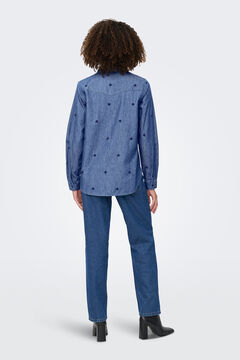 JDY Camisa vaquera bordada