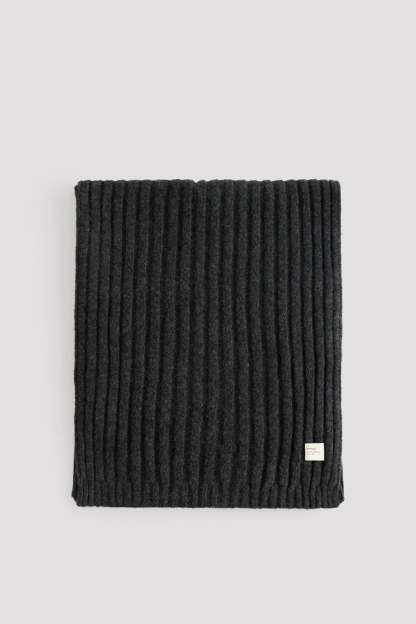 Springfield Ribbed scarf green