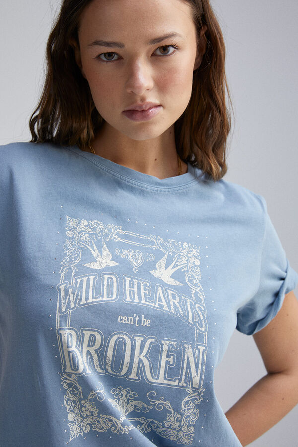 Springfield Camiseta gr&aacute;fica gris