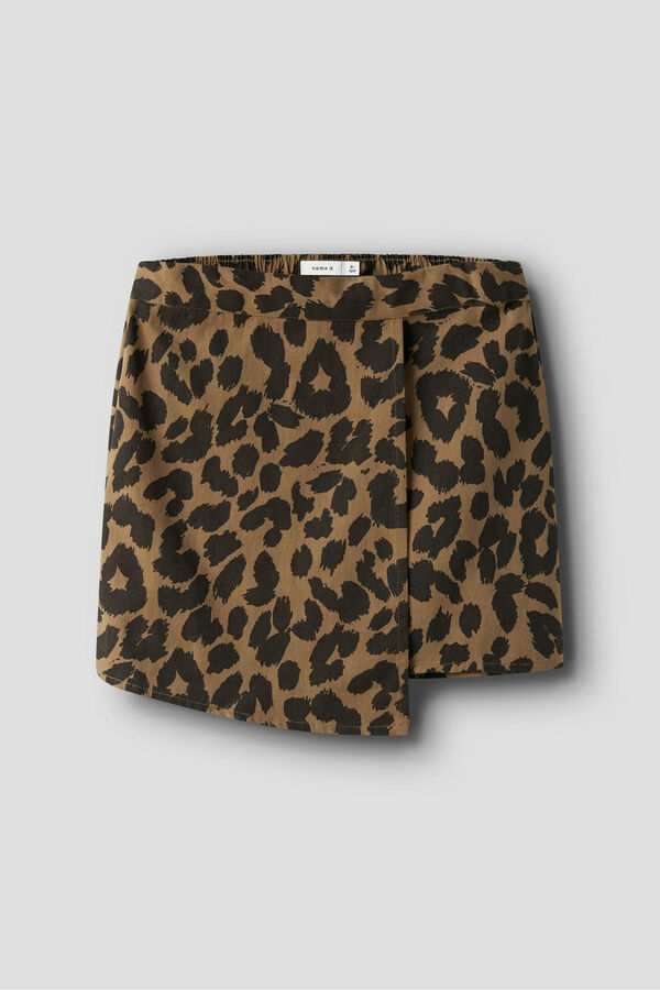 Name It Leopard print trouser  nude