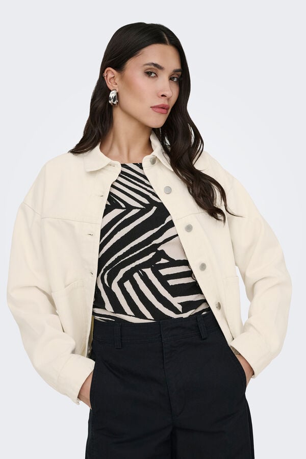 JDY Chaqueta vaquera rosa