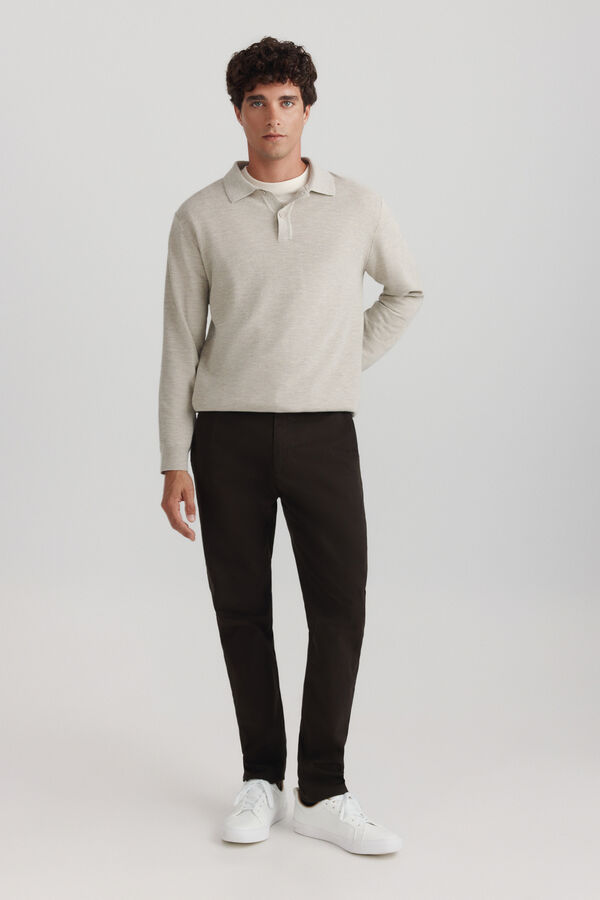 Springfield Slim fit chinos brown