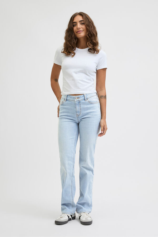 Jack & Jones Mid-rise slim jeans blue