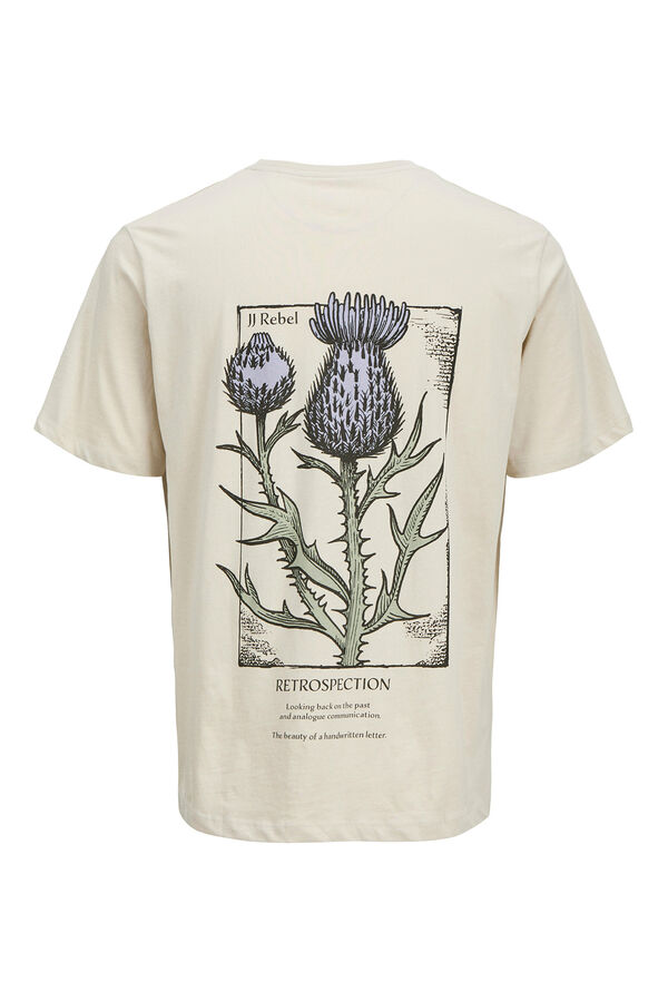 JJ REBEL Camiseta back print gris