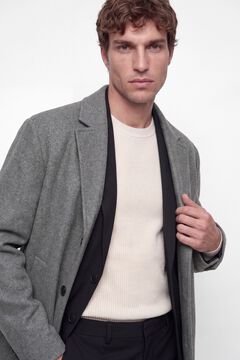 Jack & Jones Abrigo abotonado largo rodilla