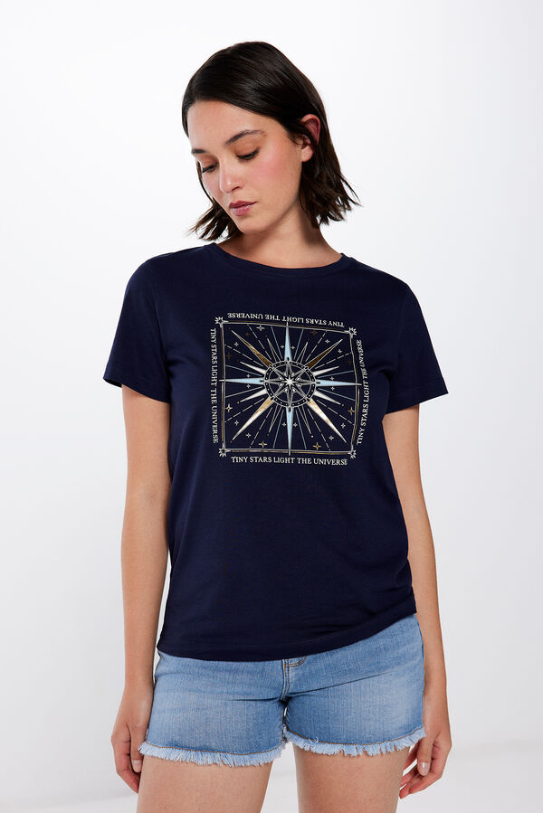 Springfield Camiseta Estrella Polar navy