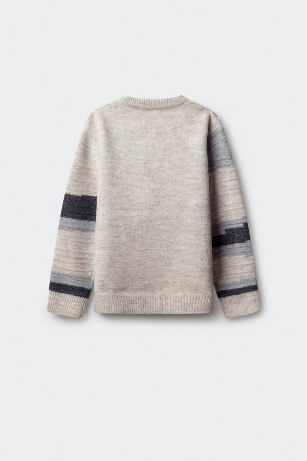 Springfield Kids Camisola com figuras geométricas para meninos azul