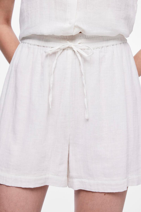 Springfield 100% cotton shorts white