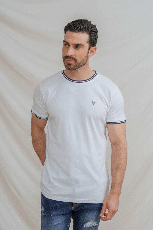 Celopman Camiseta b&aacute;sica blanco