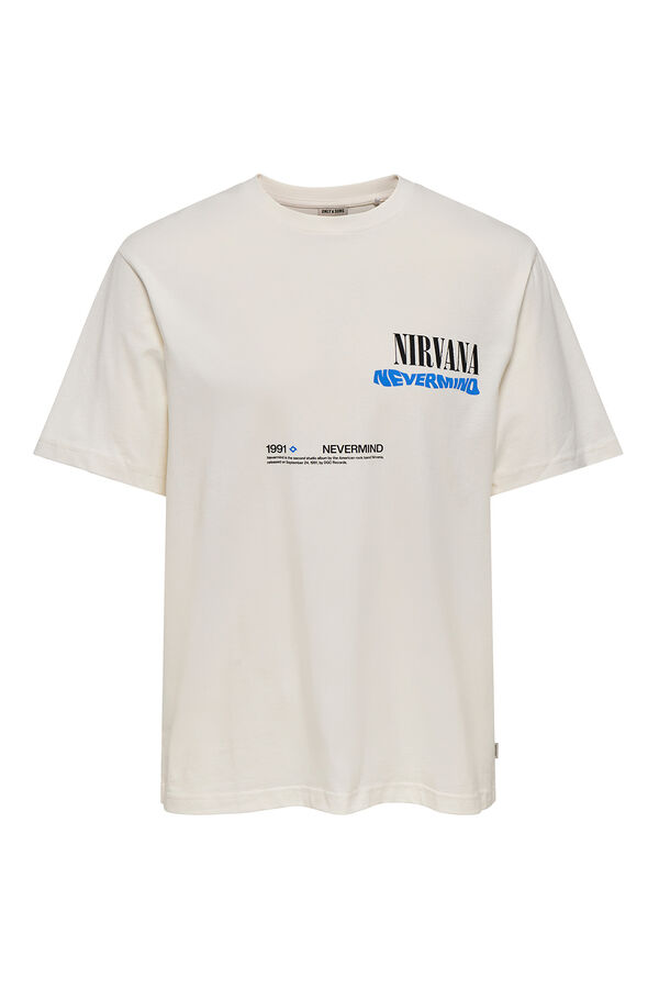 Only & Sons Short-sleeved T-shirt white