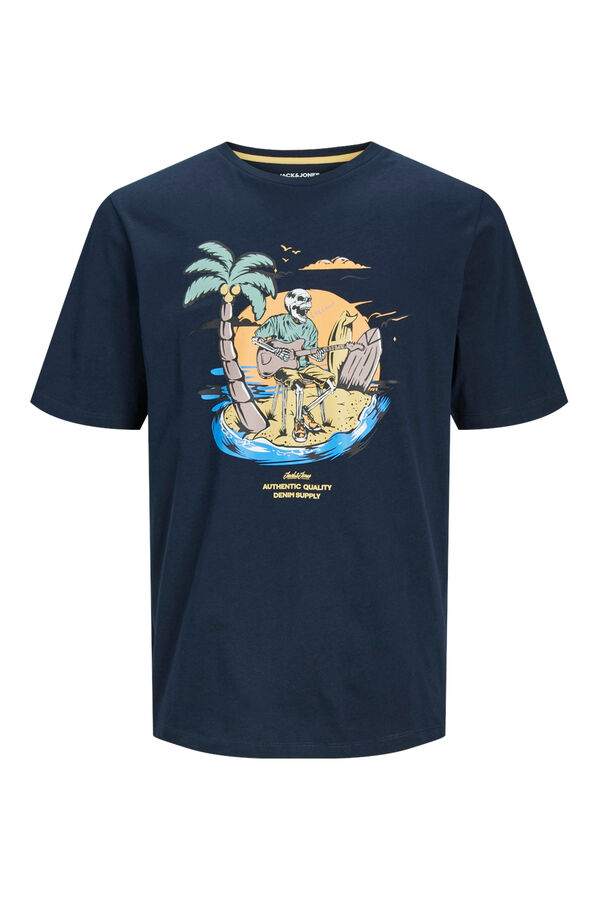 Springfield Standard fit T-shirt Zion Plus mornarskoplava