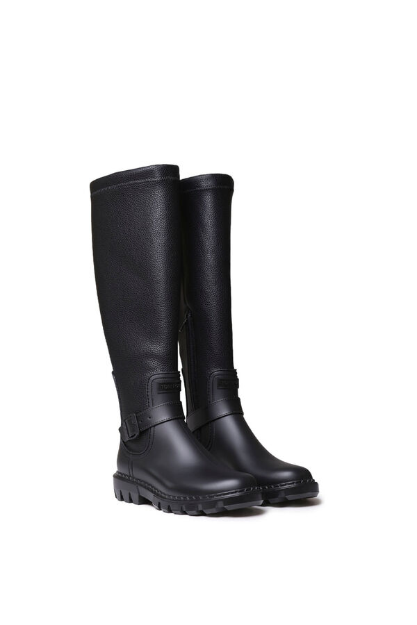 Toni Pons Botas de cano alto com fivela preto