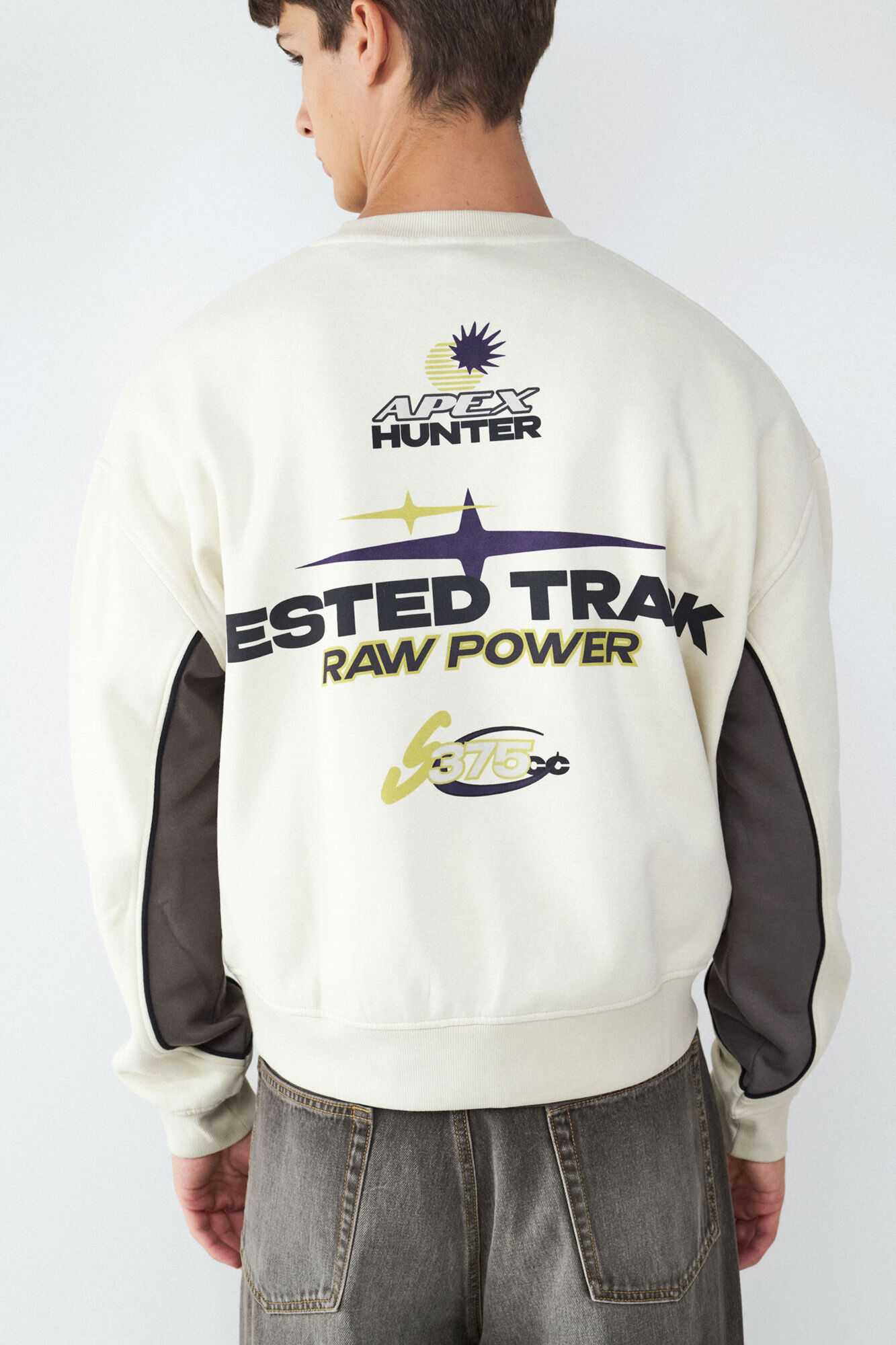 Balmohk round neck sweatshirt with football print