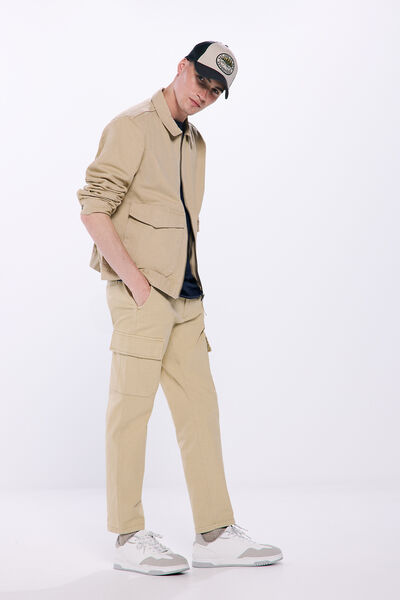 Springfield Pantalon cargo camel