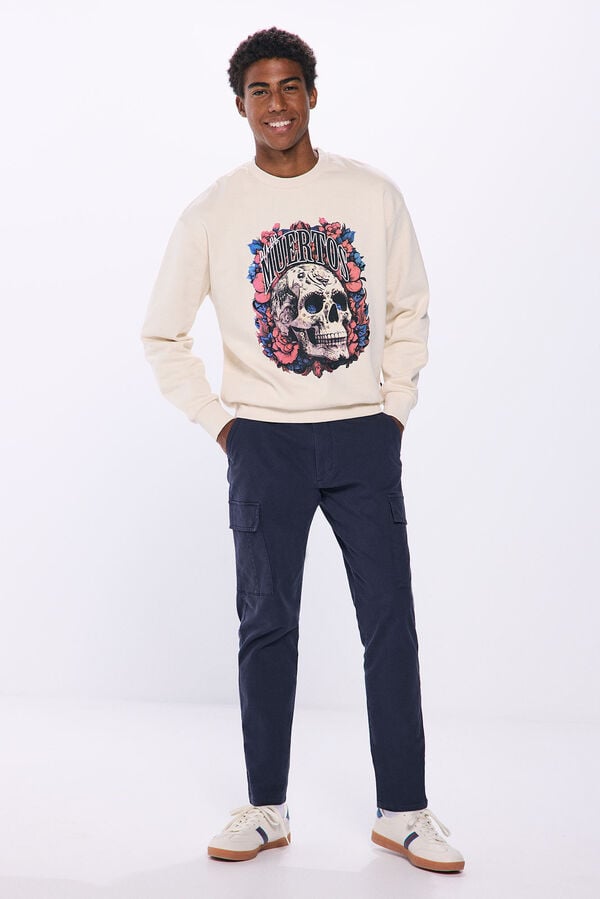 Springfield Day of the Dead Sweatshirt natural