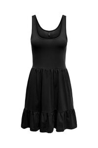 Only Vestido corto color liso