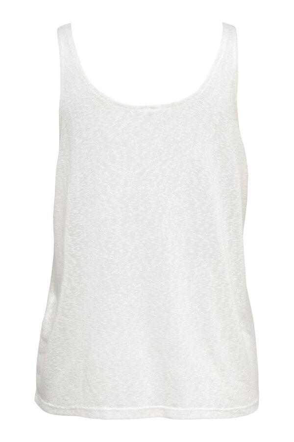 Only regular fit tank straps  white