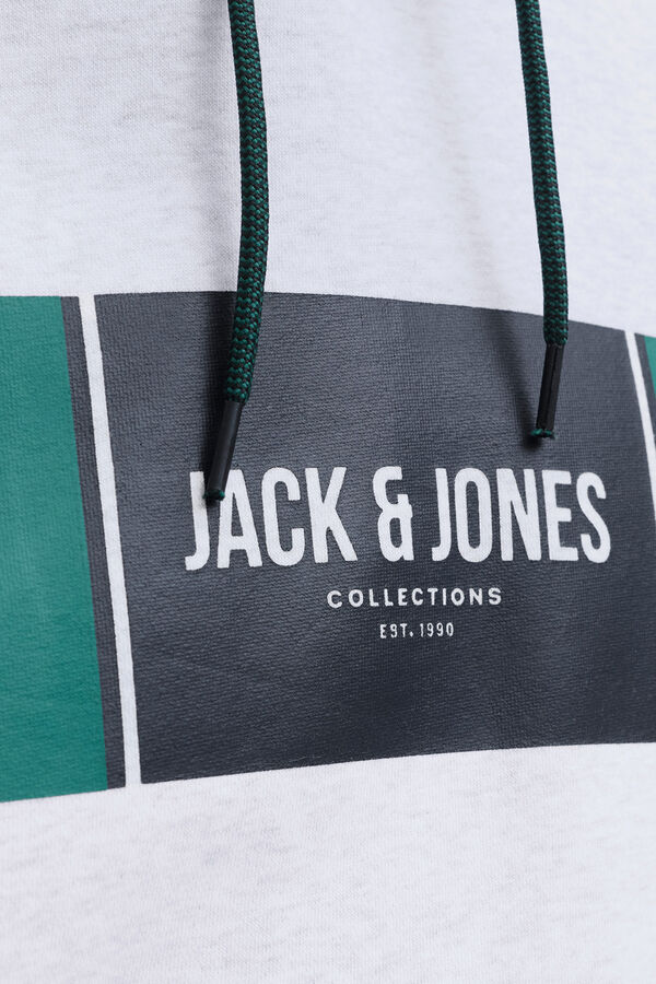 Jack & Jones Sudadera regular fit marfil