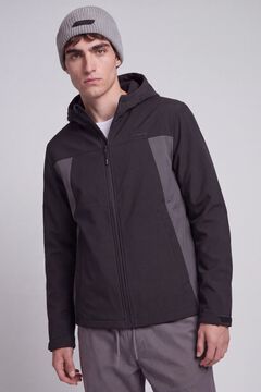 JJ REBEL Softshell-Jacke mit Kapuze