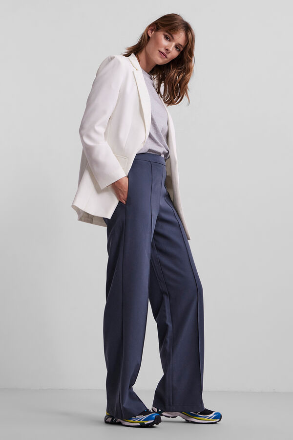 Pieces Blazer b&aacute;sica branco