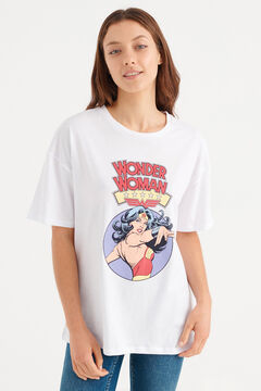 Springfield Camiseta oversize Wonder Woman white