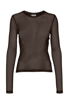 Camiseta de tul manga larga