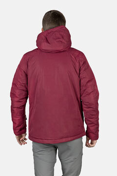 Springfield Windbreaker jacket, water resistant, with detachable hood and thermo-sealed seams. red