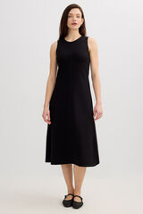 Inside Knot midi dress black