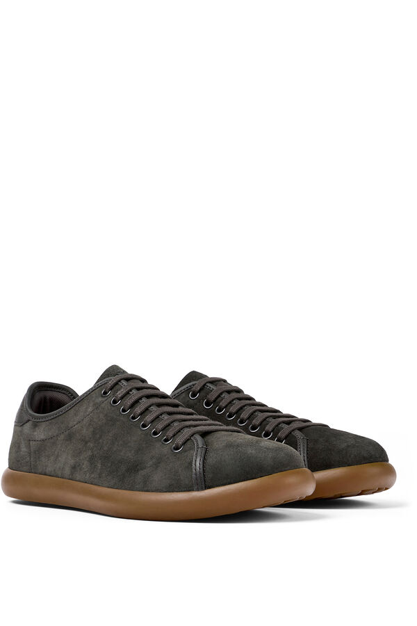 Springfield Nubuck/leather sneakers for men grey