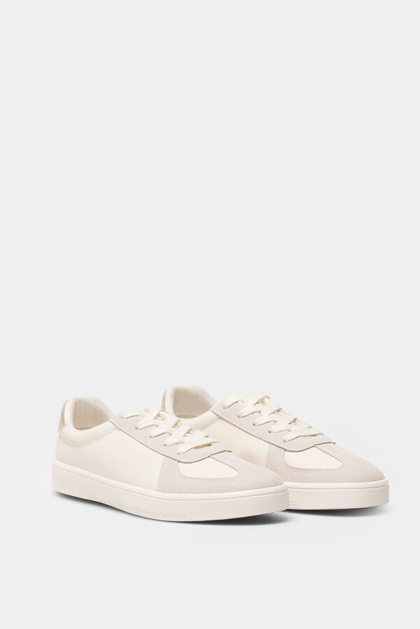 Springfield Faux suede retro trainers 36