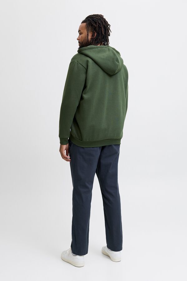 Jack & Jones PLUS Slim fit stretch chinos trousers blue