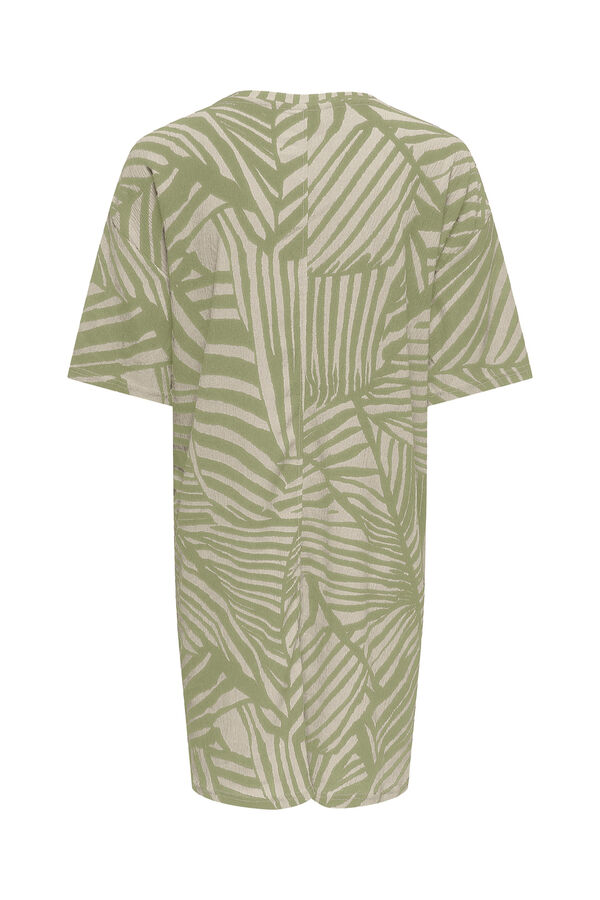 JDY Vestido corto fluido gris