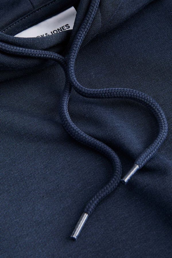 Jack & Jones Sudadera con capucha algod&oacute;n azul