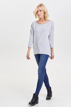 Springfield 3/4-length sleeve blouse gray