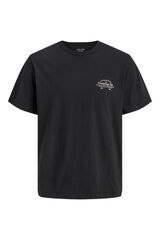 Jack & Jones Camiseta manga corta de algod&oacute;n negro