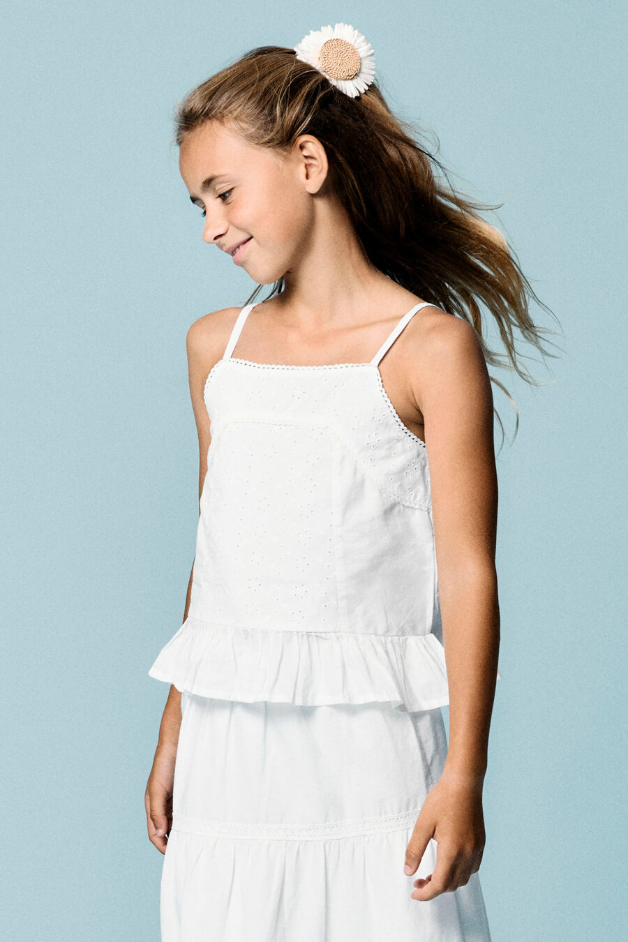 Top de tirantes con encaje