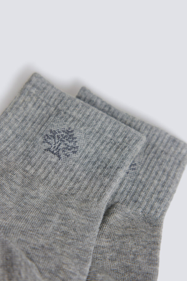 Springfield Chaussettes c&ocirc;tel&eacute;es &agrave; la cheville gris