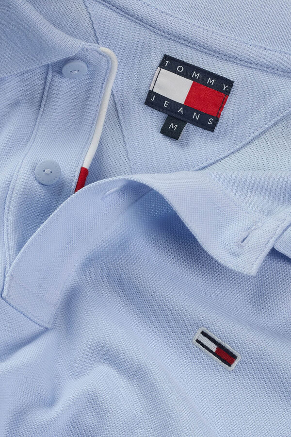 Tommy Jeans Men's short sleeve polo shirt blue