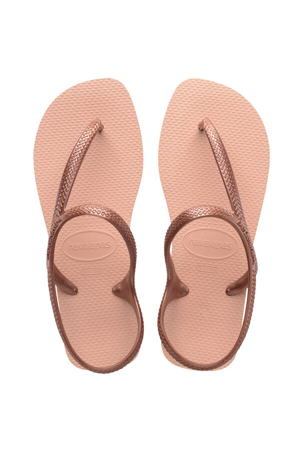 Havaianas Rubber flat sandals nude
